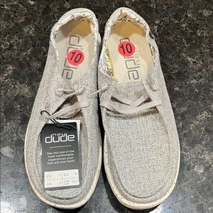 New Hey Dude Wendy L Linen slip on shoes